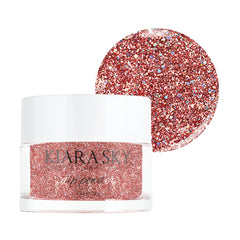 Kiara Sky Tahitian Princess bottle shows long-lasting pink dip powder for nails