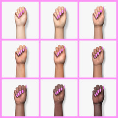 Kiara Sky dip powder in use demonstrates quick, even coverage for nails