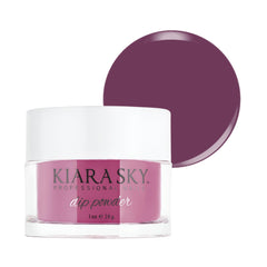 Kiara Sky Smitten lilac tone dip powder close-up for long-lasting color