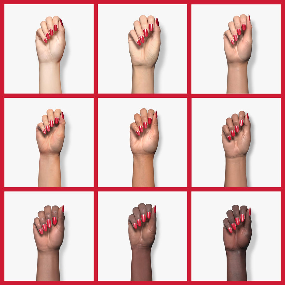 Kiara Sky Wine Not nails image displays a glossy, long-wear finish.