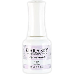 KIARA SKY Dip Top Coat bottle showing glassy shine for dip nails