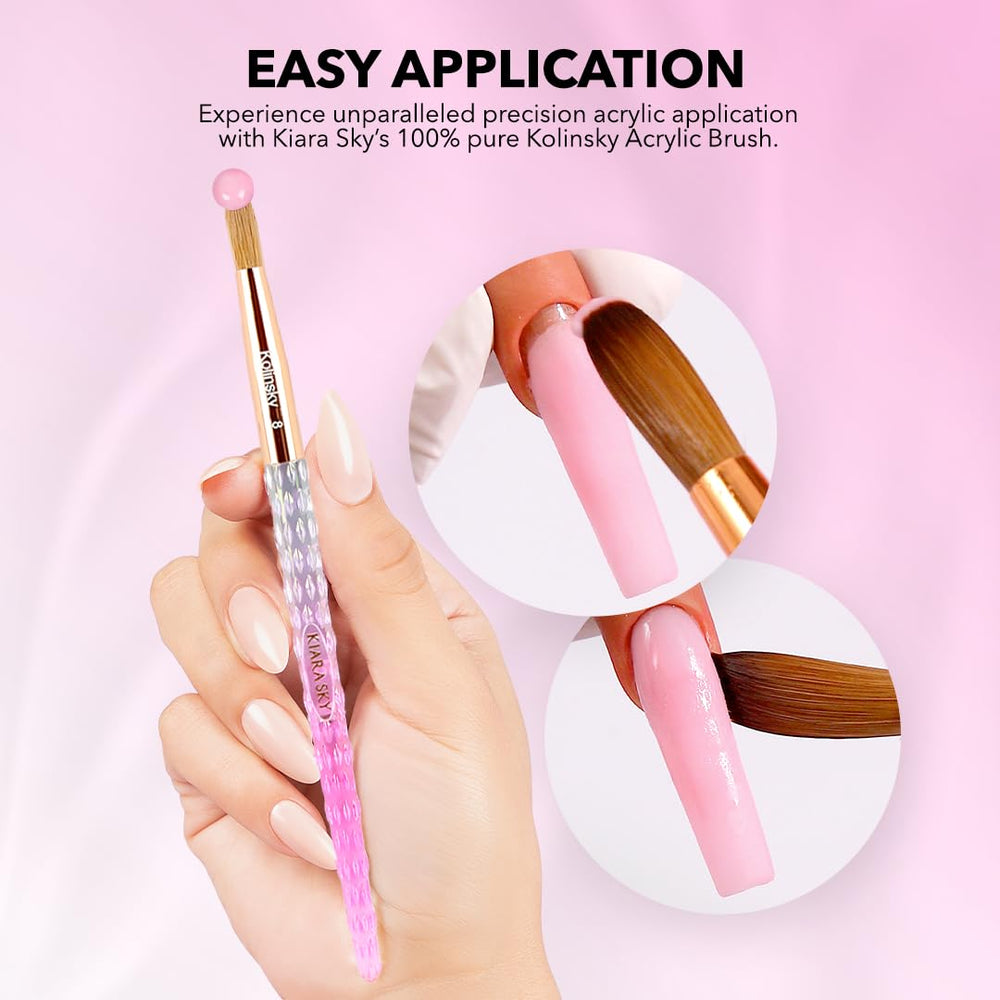 Kiara Sky ergonomic crystal-cut handle detail supports precise control