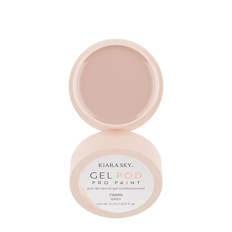 KIARA SKY Gel Paint Pod Beige for intricate detailing and precise lines.