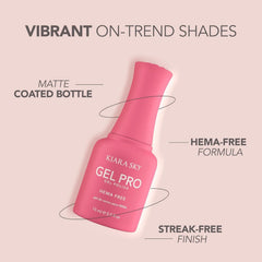 KIARA SKY Gel Pro HEMA-FREE champagne nude: soft base for elegant overlays.