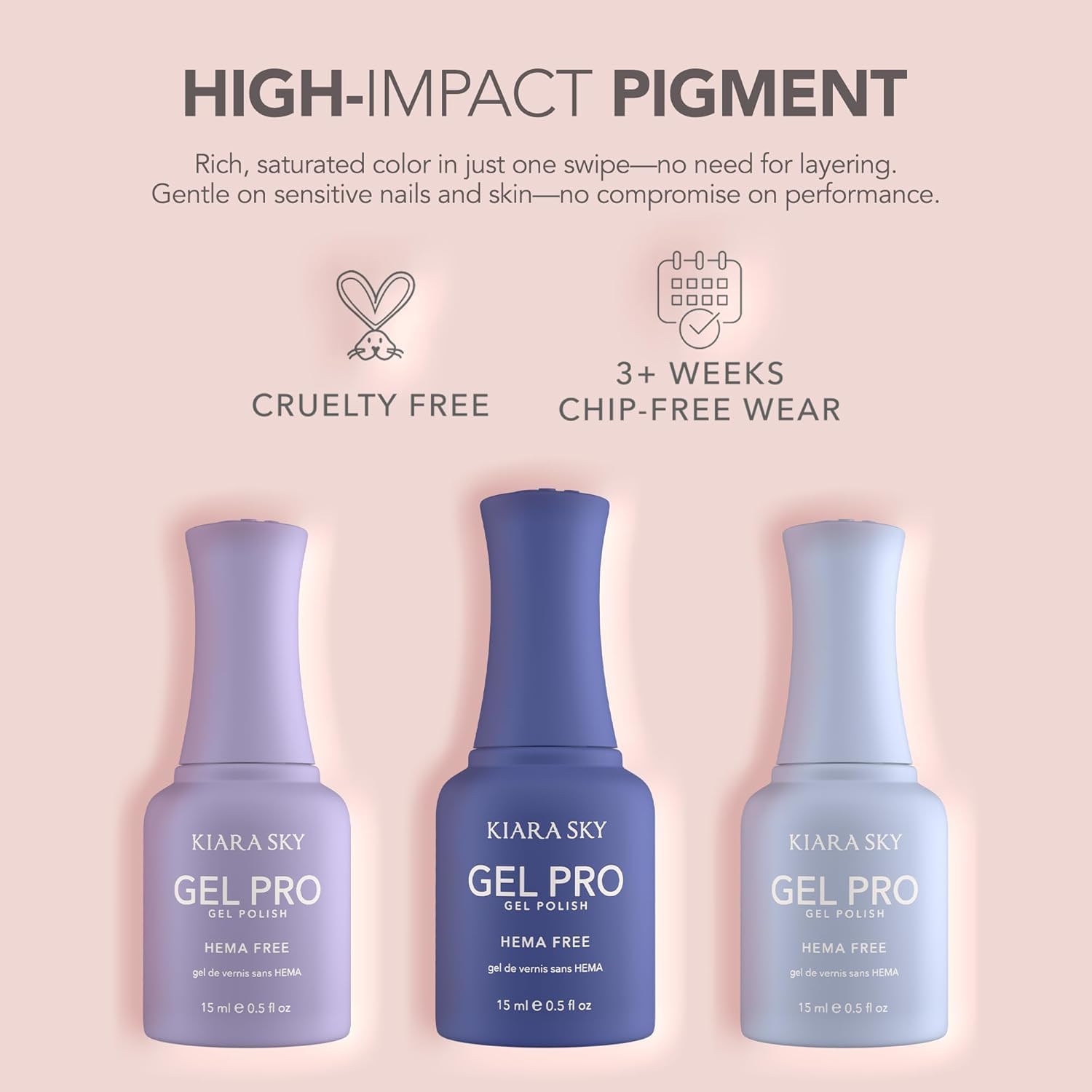 KIARA SKY Gel Pro HEMA-FREE sultry purple: statement accent for moody sets.