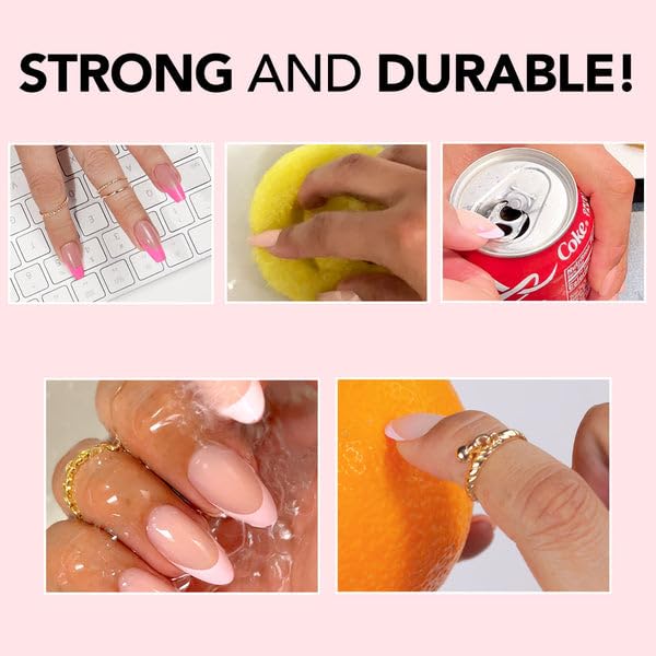 Kiara Sky glitter ombre beige to gold tips evoke luxe glam on demand