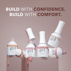 HEMA-free and hypoallergenic KIARA SKY builder gel packaging for sensitive users.