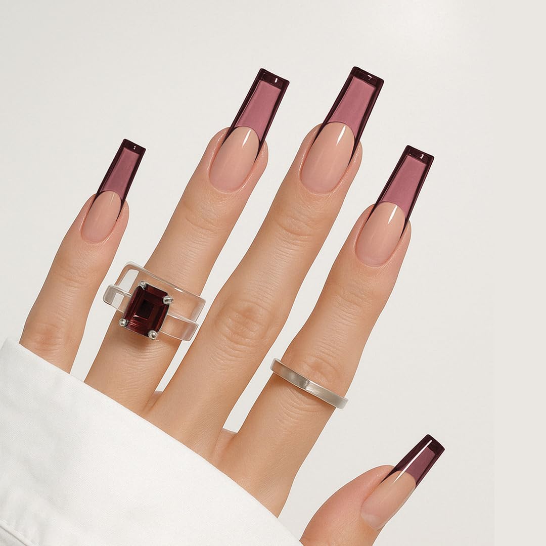 Kiara Sky Jelly Tints Glampire nails-application delivers smooth, even coverage for beginners