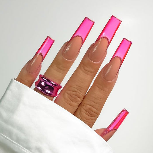 Kiara Sky Heat Stroke neon pink color swatches show vibrant one-coat coverage.