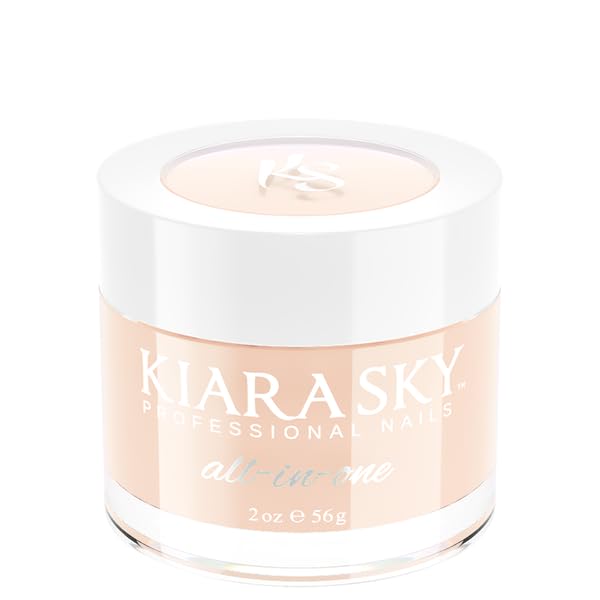Kiara Sky Just My Luck nude powder in a 2oz bottle for versatile nails.