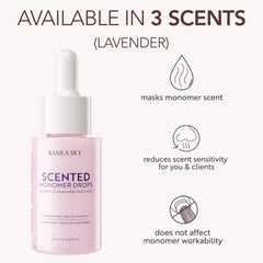 KIARA SKY Liquid Monomer Odor Neutralizer application bottle for controlled scent management