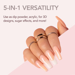 Kiara Sky long-lasting chip-resistant finish on a nail swatch.
