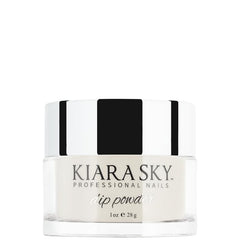 Kiara Sky Love Struck swatches in white and aqua display vibrant color and shine.