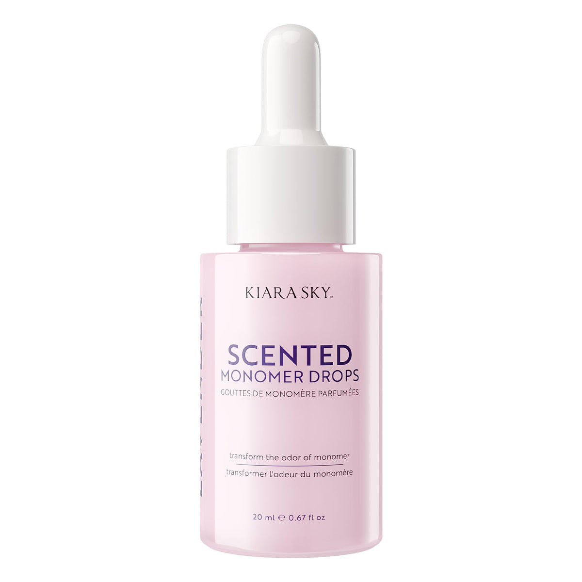 KIARA SKY Monomer Scented Drops bottle with lavender aroma for a cleaner workspace