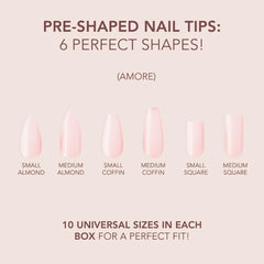 Kiara Sky nail art base with Amore shade ideal for French designs.