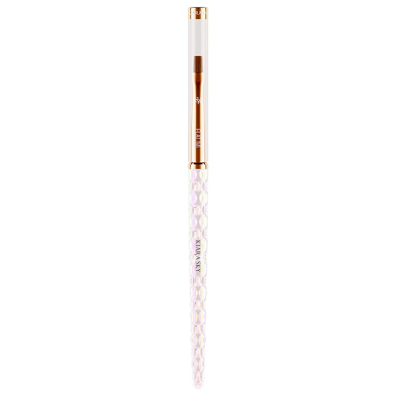 Kiara Sky M Flat nail brush for blending gels with precise control.