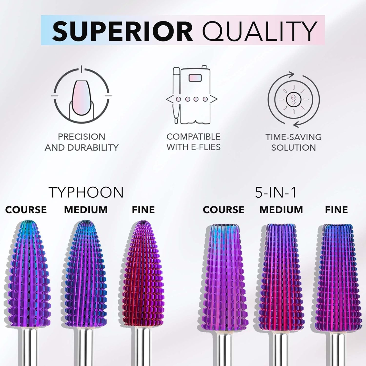 Kiara Sky purple carbide bit shown for efficient surface work