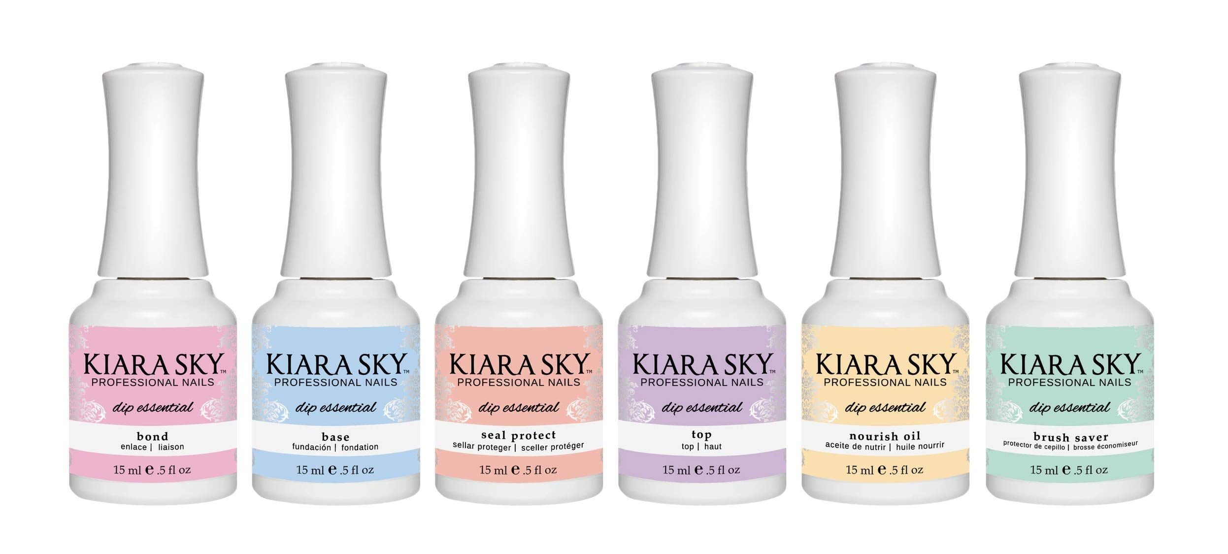 Kiara Sky recycling system with dip powders supports cleaner, eco-friendly salon-at-home use.
