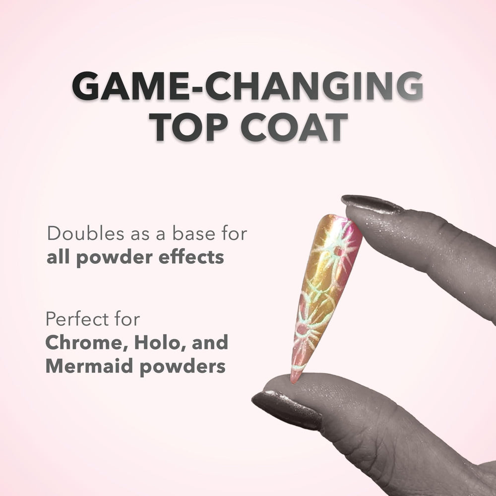 KIARA SKY Rub On Top Coat packaging showing cruelty-free USA-made