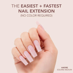 Kiara Sky soak-off Gelly extensions lightweight and long-lasting for natural nails.