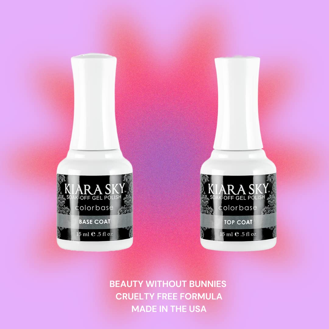 KIARA SKY soak-off removal makes cleanup quick and easy.