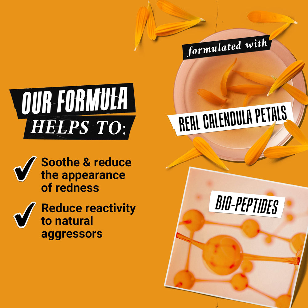 Kiehl's Calendula toner shows allantoin and burdock root soothing components.