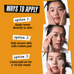 Kiehl's Calendula toner label emphasizes fragrance-free and alcohol-free formula.