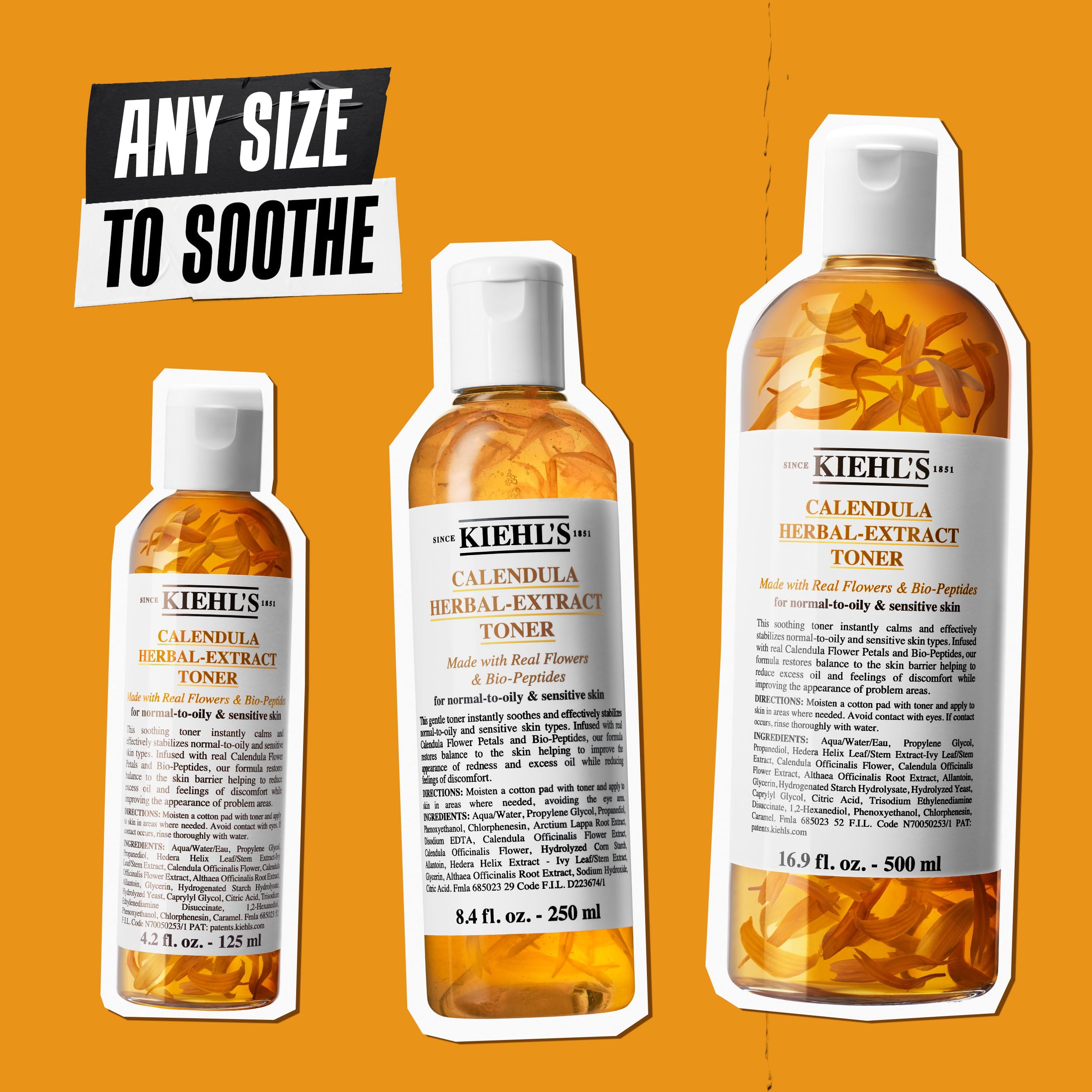 Kiehl's Calendula toner in daily routine setup for balanced skin.