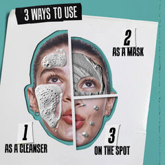 Kiehl's Charcoal Close-Up reveals oil-absorption and impurity draw
