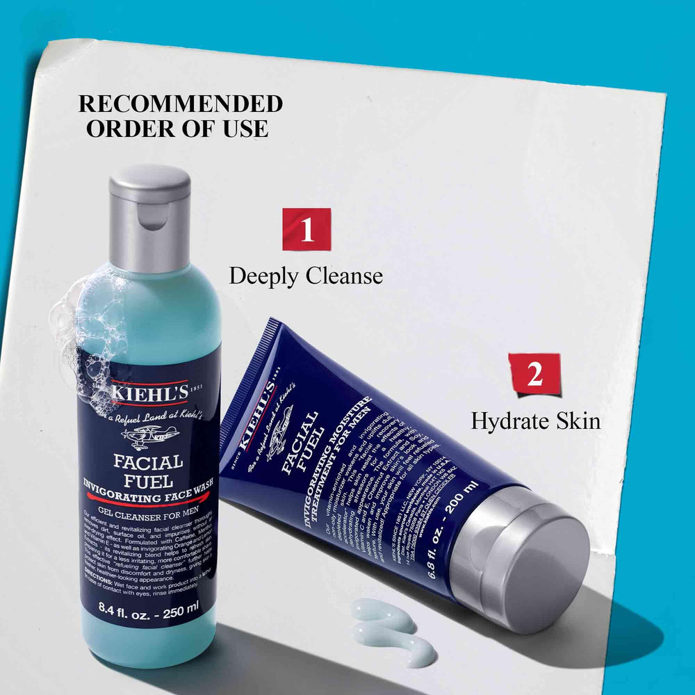 Kiehl's Face Wash foamy lather demonstrates cleansing for all skin types