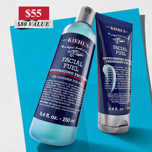 Kiehl's Facial Fuel Moisturizer tube provides lightweight daily hydration