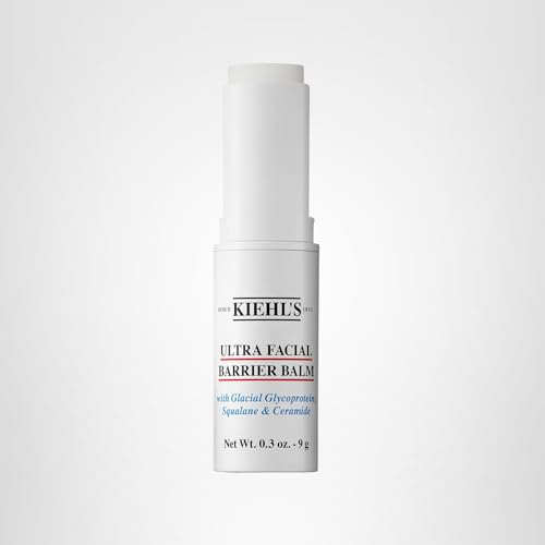 Kiehl's Ultra Facial Barrier Balm stick being used on dry hand area