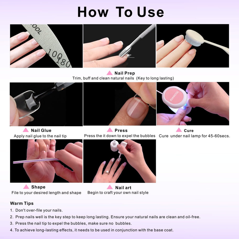 KIANOOL nail brush for cleanup and detailing during manicure.