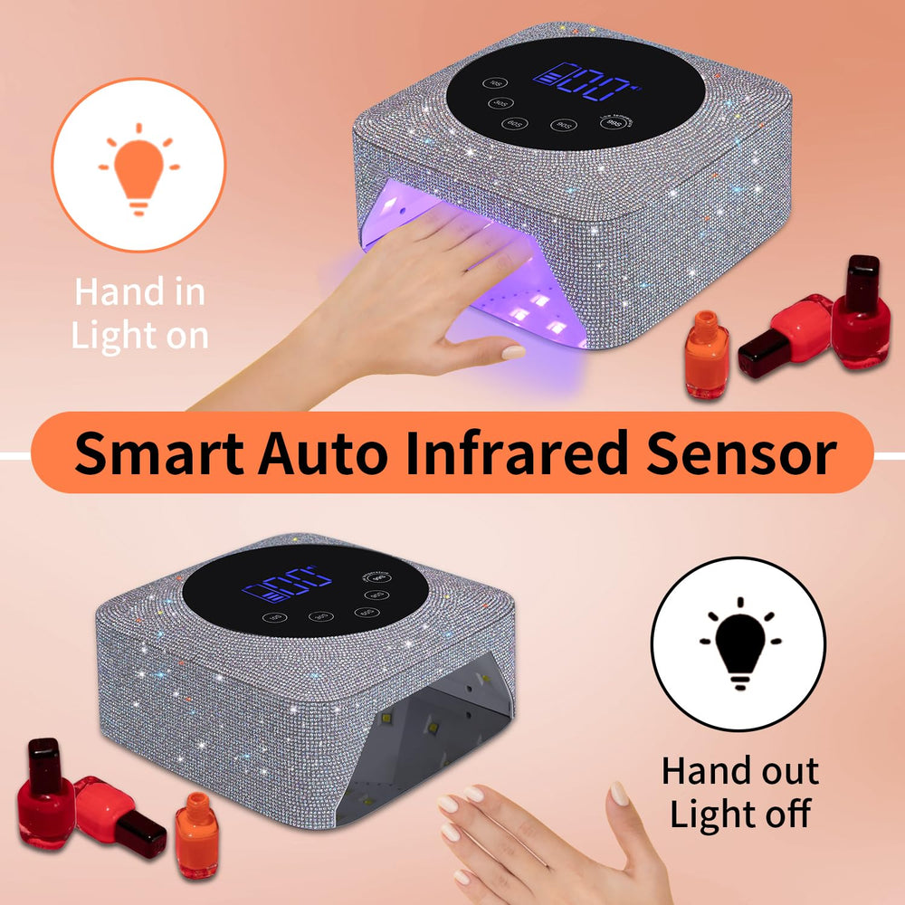 Kikugu full-touch LCD display to select precise timer settings