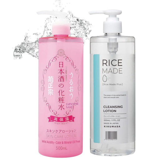 Kikumasamune daily moisturizer toner bottle for hydration and skin prep