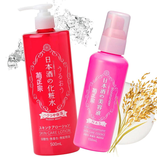 Kikumasune hydrating face lotion bottle pour for all‑day moisture