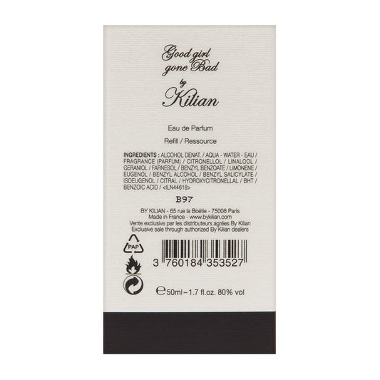 Kilian Good Girl Gone Bad refill bottle, perfect for on-the-go touch-ups and extended wear.
