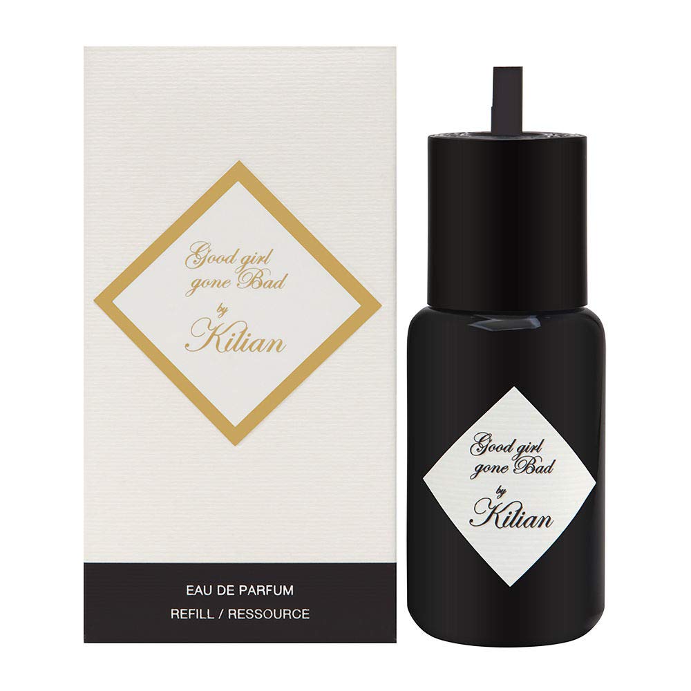 Kilian Good Girl Gone Bad refill packaging, showcasing an eco-conscious option for fragrance lovers.