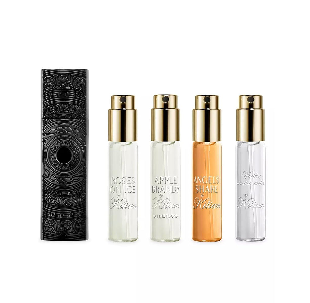 Kilian Liquors Discovery Set main image, showcasing four liquor-inspired fragrances for curious shoppers to explore moods.