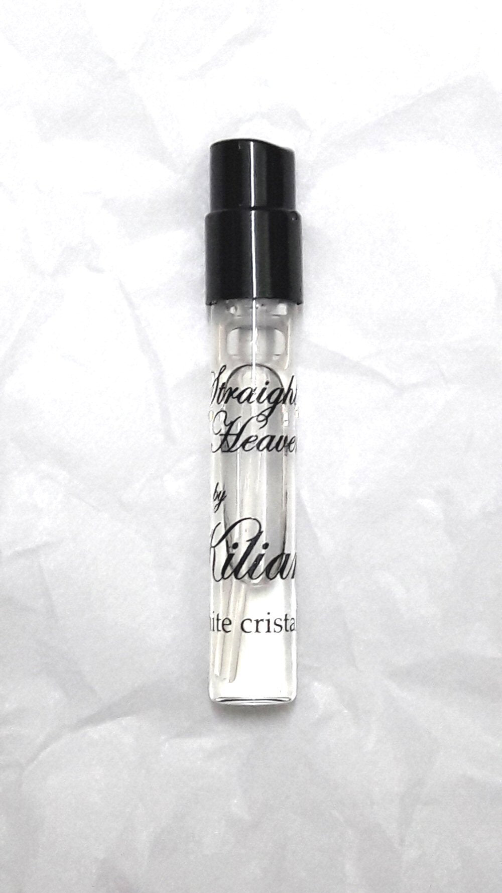Kilian Straight to Heaven White Crystal sample bottle for on-the-go fragrance testing