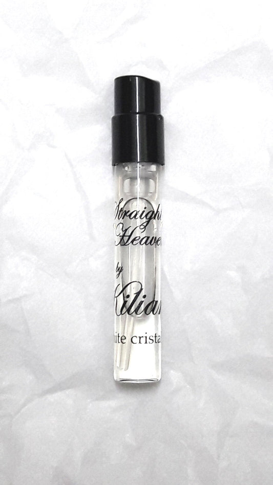 Kilian Straight to Heaven White Crystal sample bottle for on-the-go fragrance testing