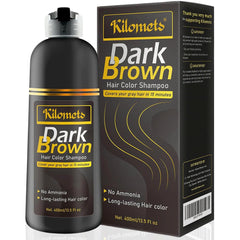 KILOMETS Dark Brown Color Shampoo gift-pack image shows a Mother's Day gift option.