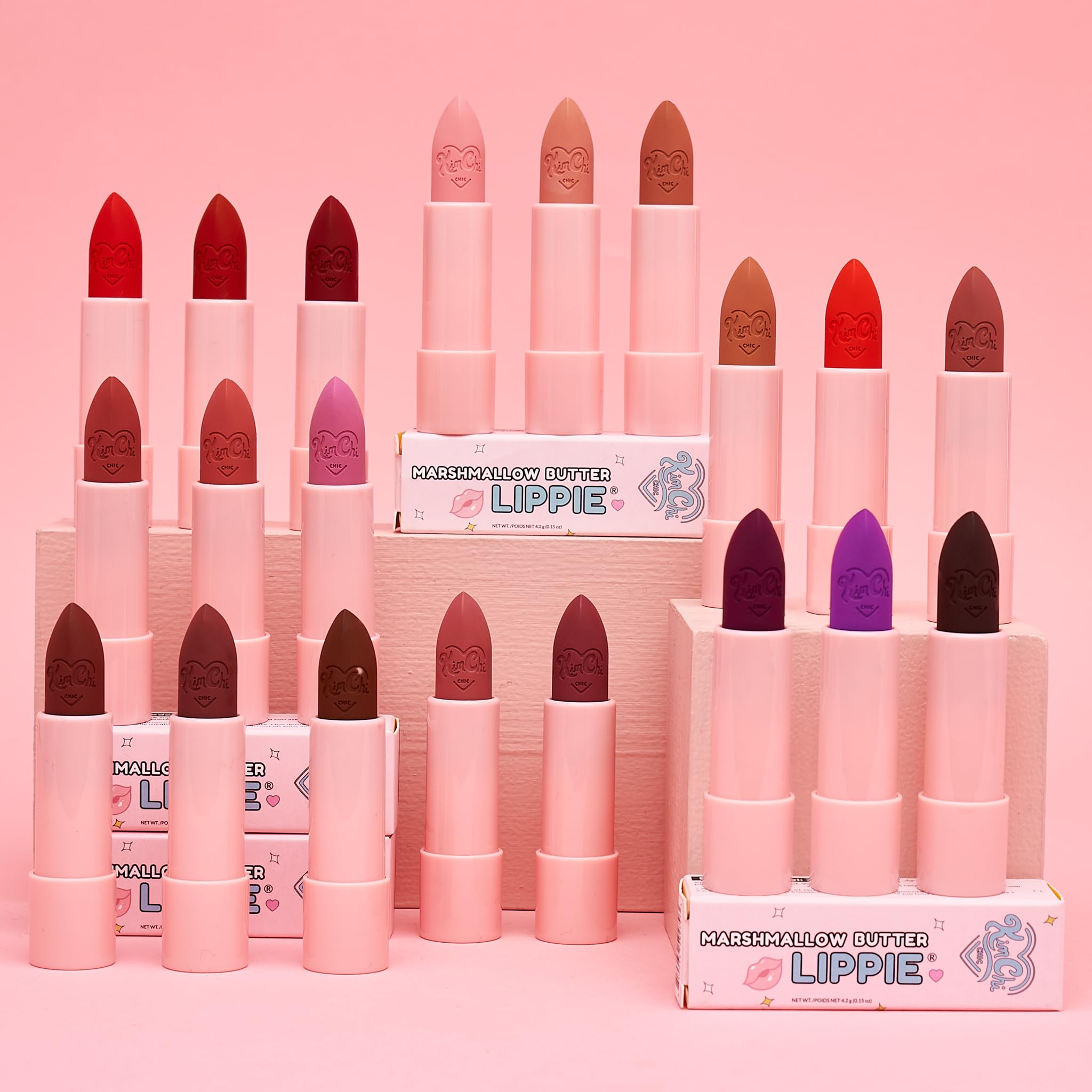Kimchi Chic Marshmallow Butter Lippie compact packaging for on-the-go touch-ups.