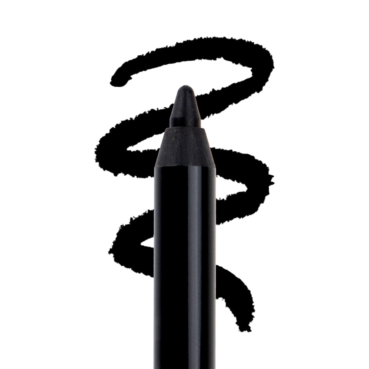 Kimchi Chic Beauty Stage Proof Eyeliner swatch shows rich pigment with a smooth glide.