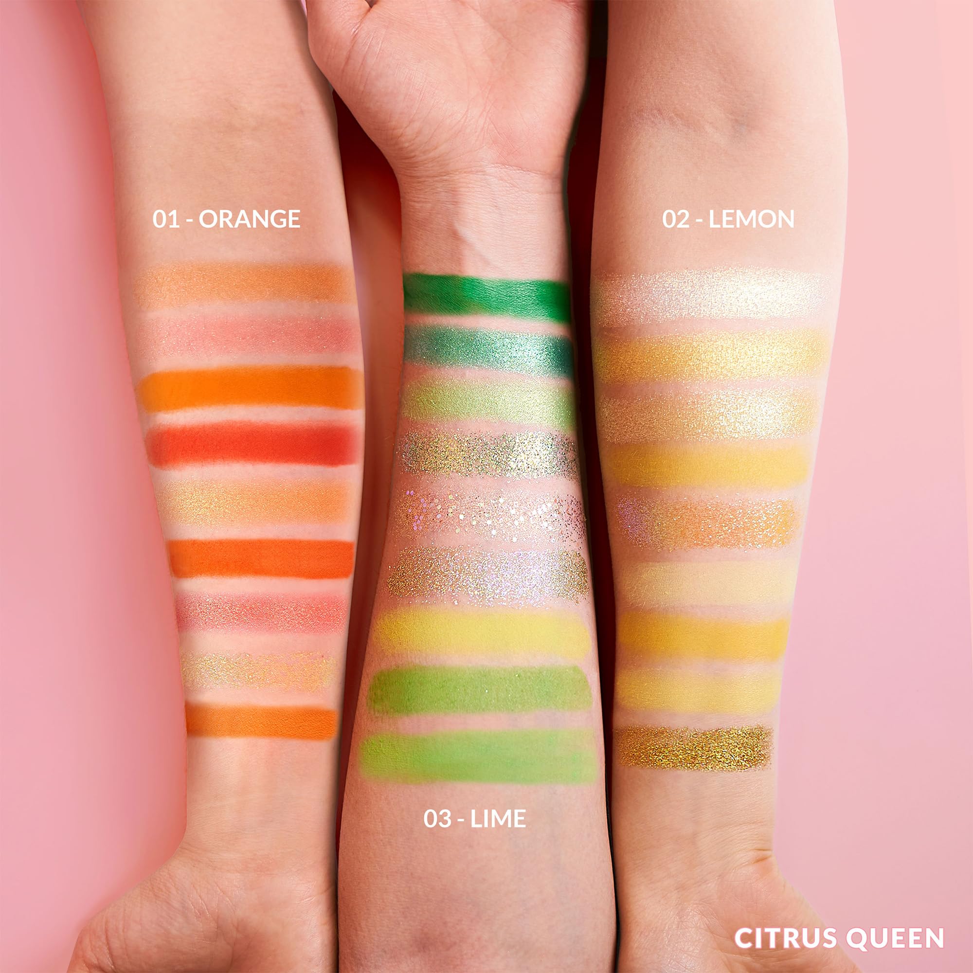 Kimchi Chic Citrus Queen 03 Lime gold shade adds luxe highlight.