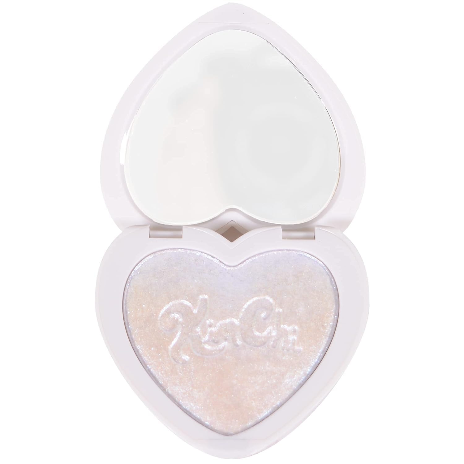 Kimchi Chic Pearl Gone Wild highlighter compact provides an iridescent glow for the face