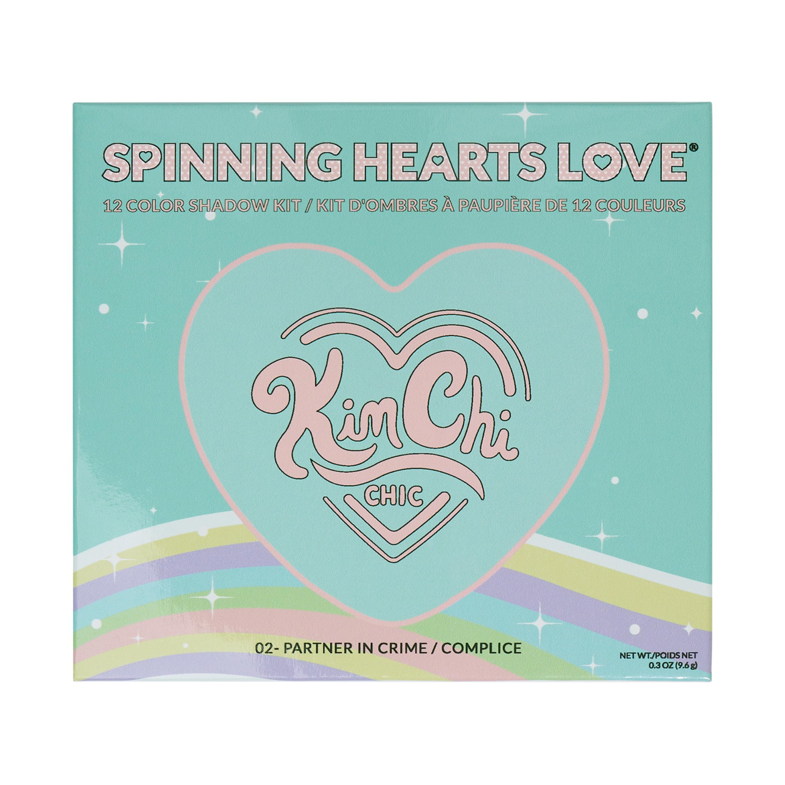 Kimchi Chic Spinning Hearts Love Eyeshadow palette is cruelty-free and clean beauty friendly.