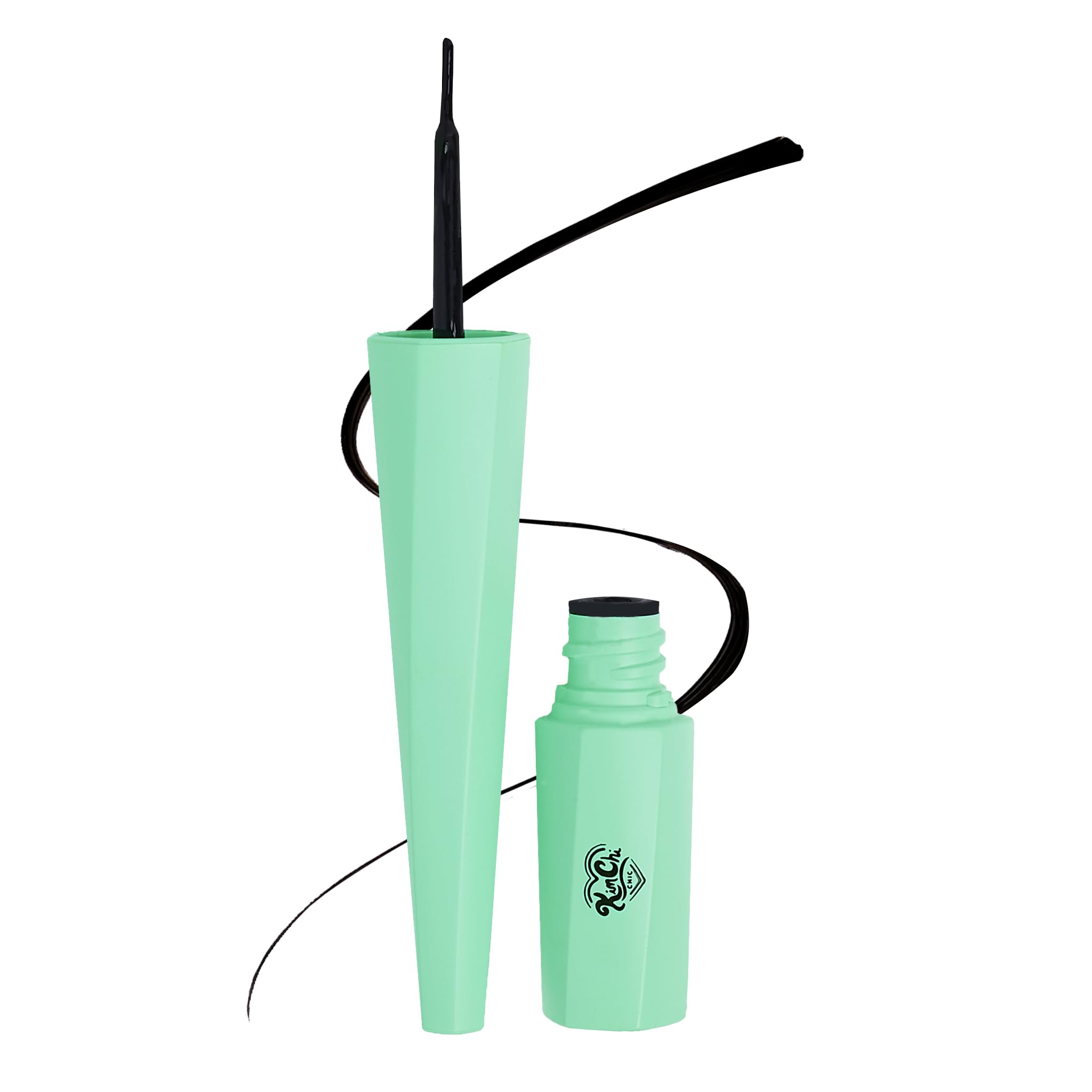 KimChi Chic stage-proof liquid liner bottle for all-day smudge-free definition.