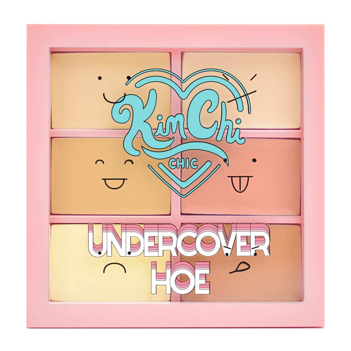 Kimchi Chic Undercover Hoe Corrector Palette close-up showing creamy coverage
