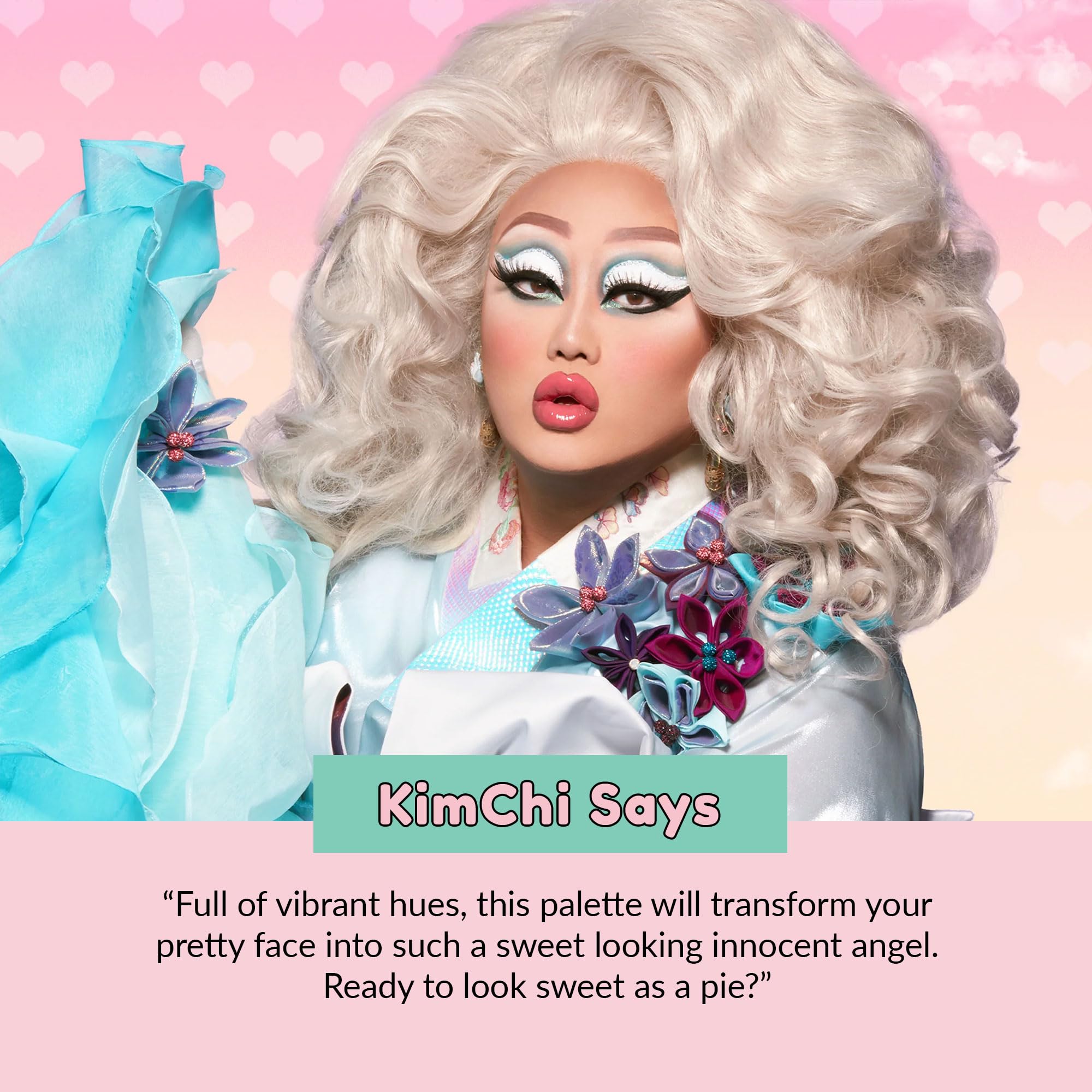 Kimchi Chic You Make Me Happy palette vegan cruelty-free status emphasized